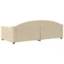 Schlafsofa aus cremefarbenem Stoff, 90 x 200 cm von vidaXL, Betten und Lattenroste - Ref: Foro24-354187, Preis: 183,61 €, Rab...