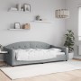 Hellgraues Schlafsofa aus Stoff, 100 x 200 cm von vidaXL, Betten und Lattenroste - Ref: Foro24-354188, Preis: 201,82 €, Rabat...