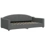 Dark gray fabric sofa bed 100x200 cm by vidaXL, Beds and slatted bases - Ref: Foro24-354189, Price: 202,80 €, Discount: %