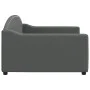 Dark gray fabric sofa bed 100x200 cm by vidaXL, Beds and slatted bases - Ref: Foro24-354189, Price: 202,80 €, Discount: %
