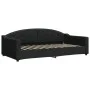 Black fabric sofa bed 100x200 cm by vidaXL, Beds and slatted bases - Ref: Foro24-354190, Price: 196,04 €, Discount: %