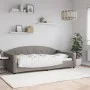 Sofá cama tela gris taupe 100x200 cm de vidaXL, Camas y somieres - Ref: Foro24-354191, Precio: 197,98 €, Descuento: %