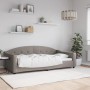 Taupegraues Schlafsofa aus Stoff, 100 x 200 cm von vidaXL, Betten und Lattenroste - Ref: Foro24-354191, Preis: 200,96 €, Raba...