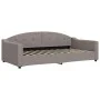 Sofá cama tela gris taupe 100x200 cm de vidaXL, Camas y somieres - Ref: Foro24-354191, Precio: 197,98 €, Descuento: %