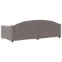 Sofá cama tela gris taupe 100x200 cm de vidaXL, Camas y somieres - Ref: Foro24-354191, Precio: 197,98 €, Descuento: %