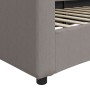 Taupegraues Schlafsofa aus Stoff, 100 x 200 cm von vidaXL, Betten und Lattenroste - Ref: Foro24-354191, Preis: 200,96 €, Raba...