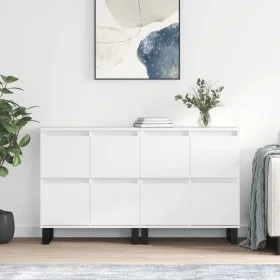 2 Stück Sperrholz Sideboards weiß von vidaXL, Sideboards - Ref: Foro24-3190181, Preis: 140,93 €, Rabatt: %