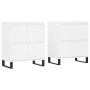 2 Stück Sperrholz Sideboards weiß von vidaXL, Sideboards - Ref: Foro24-3190181, Preis: 140,93 €, Rabatt: %
