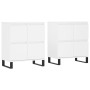 2 Stück Sperrholz Sideboards weiß von vidaXL, Sideboards - Ref: Foro24-3190181, Preis: 142,31 €, Rabatt: %