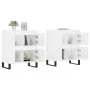 2 Stück Sperrholz Sideboards weiß von vidaXL, Sideboards - Ref: Foro24-3190181, Preis: 140,93 €, Rabatt: %