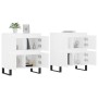 Aparadores 2 piezas madera contrachapada blanco de vidaXL, Aparadores - Ref: Foro24-3190181, Precio: 142,34 €, Descuento: %