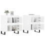 Sideboards 2 Stk. Sperrholz glänzend weiß von vidaXL, Sideboards - Ref: Foro24-3190183, Preis: 189,28 €, Rabatt: %