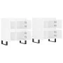 Sideboards 2 Stk. Sperrholz glänzend weiß von vidaXL, Sideboards - Ref: Foro24-3190183, Preis: 186,38 €, Rabatt: %
