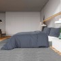 Anthrazitgraues Bettbezug-Set aus Baumwolle, 135 x 200 cm von vidaXL, Bettbezüge - Ref: Foro24-136086, Preis: 31,62 €, Rabatt: %