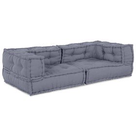 Almohada Gris 140 x 70 x 36 cm Poliéster Almohada Gris 140 x 70 x 36 cm Poliéster