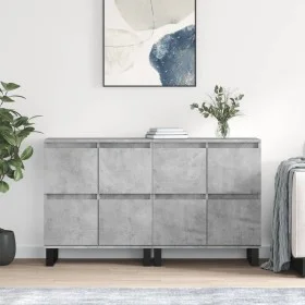 Sideboards 2 pcs concrete gray plywood by vidaXL, Sideboards - Ref: Foro24-3190185, Price: 155,69 €, Discount: %
