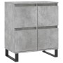 Sideboards 2 pcs concrete gray plywood by vidaXL, Sideboards - Ref: Foro24-3190185, Price: 157,91 €, Discount: %