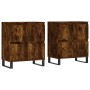 Aparadores 2 piezas madera contrachapada roble ahumado by vidaXL, Sideboards - Ref: Foro24-3190186, Price: 152,91 €, Discount: %