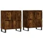 Aparadores 2 piezas madera contrachapada roble ahumado by vidaXL, Sideboards - Ref: Foro24-3190186, Price: 150,84 €, Discount: %