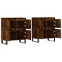 Aparadores 2 piezas madera contrachapada roble ahumado by vidaXL, Sideboards - Ref: Foro24-3190186, Price: 152,91 €, Discount: %