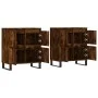 Aparadores 2 piezas madera contrachapada roble ahumado by vidaXL, Sideboards - Ref: Foro24-3190186, Price: 150,84 €, Discount: %