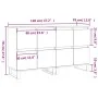 Aparadores 2 piezas madera contrachapada roble ahumado by vidaXL, Sideboards - Ref: Foro24-3190186, Price: 150,84 €, Discount: %