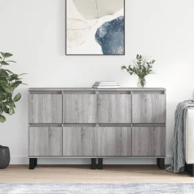 Sideboards 2 Stück Sonoma graues Sperrholz von vidaXL, Sideboards - Ref: Foro24-3190187, Preis: 150,91 €, Rabatt: %