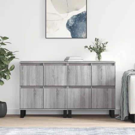 Sideboards 2 Stück Sonoma graues Sperrholz von vidaXL, Sideboards - Ref: Foro24-3190187, Preis: 150,89 €, Rabatt: %
