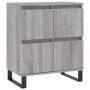 Aparadores 2 piezas madera contrachapada gris Sonoma de vidaXL, Aparadores - Ref: Foro24-3190187, Precio: 152,82 €, Descuento: %