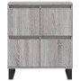 Aparadores 2 piezas madera contrachapada gris Sonoma de vidaXL, Aparadores - Ref: Foro24-3190187, Precio: 152,82 €, Descuento: %
