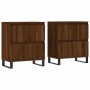 2 Stück Sideboards Sperrholz braune Eiche von vidaXL, Sideboards - Ref: Foro24-3190188, Preis: 177,04 €, Rabatt: %