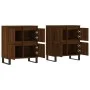 2 Stück Sideboards Sperrholz braune Eiche von vidaXL, Sideboards - Ref: Foro24-3190188, Preis: 174,34 €, Rabatt: %