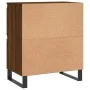 2 Stück Sideboards Sperrholz braune Eiche von vidaXL, Sideboards - Ref: Foro24-3190188, Preis: 174,34 €, Rabatt: %