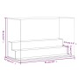Caja de exposición acrílico transparente 25x12x16 cm de vidaXL, Mostradores - Ref: Foro24-154894, Precio: 34,84 €