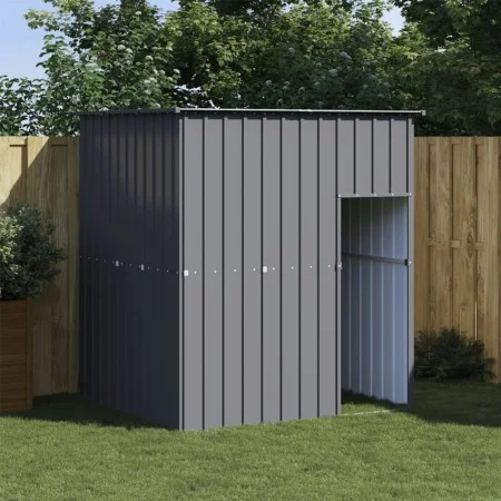 Hundehütte mit verzinktem Stahldach grau 165x153x181 cm von vidaXL, Hundehütten - Ref: Foro24-172363, Preis: 252,65 €, Rabatt: %