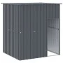 Hundehütte mit verzinktem Stahldach grau 165x153x181 cm von vidaXL, Hundehütten - Ref: Foro24-172363, Preis: 252,65 €, Rabatt: %