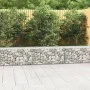 Gabionenwand mit Abdeckungen aus verzinktem Stahl 300x50x50 cm von vidaXL, Zaunpaneele - Ref: Foro24-143591, Preis: 91,04 €, ...
