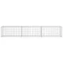 Gabionenwand mit Abdeckungen aus verzinktem Stahl 300x50x50 cm von vidaXL, Zaunpaneele - Ref: Foro24-143591, Preis: 91,04 €, ...