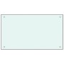 Protección salpicaduras cocina vidrio templado blanco 70x40 cm