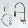 SCHÜTTE Grifo mezclador para fregadero CORNWALL acero inoxidable de SCHÜTTE, Grifos - Ref: Foro24-425829, Precio: 123,57 €, D...