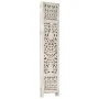 Screen 3 panels hand carved white mango wood 120x165 cm by vidaXL, Room dividers - Ref: Foro24-285330, Price: 173,73 €, Disco...