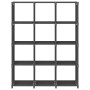 Regal mit 12 grauen Stoffwürfeln 103x30x141 cm von vidaXL, Bücherregale und Regale - Ref: Foro24-322616, Preis: 38,53 €, Raba...
