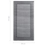 Alfombra de exterior PP gris 80x150 cm de vidaXL, Protectores para exterior - Ref: Foro24-310412, Precio: 26,44 €, Descuento: %