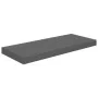 Glossy gray MDF floating wall shelf 60x23.5x3.8 cm by vidaXL, Shelves and shelves - Ref: Foro24-323790, Price: 22,28 €, Disco...