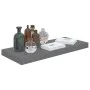 Glossy gray MDF floating wall shelf 60x23.5x3.8 cm by vidaXL, Shelves and shelves - Ref: Foro24-323790, Price: 22,28 €, Disco...