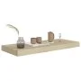 Oak color MDF floating wall shelf 60x23.5x3.8 cm by vidaXL, Shelves and shelves - Ref: Foro24-323874, Price: 21,82 €, Discoun...