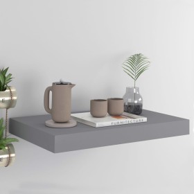 Estante flotante de pared MDF gris 40x23x3,8 cm de vidaXL, Estantes y estanterías - Ref: Foro24-323847, Precio: 19,84 €, Desc...