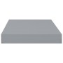 Gray MDF floating wall shelf 40x23x3.8 cm by vidaXL, Shelves and shelves - Ref: Foro24-323847, Price: 19,84 €, Discount: %