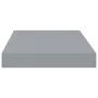 Gray MDF floating wall shelf 40x23x3.8 cm by vidaXL, Shelves and shelves - Ref: Foro24-323847, Price: 19,46 €, Discount: %