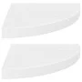 Floating wall shelf 2 pcs glossy white MDF 35x35x3.8 cm by vidaXL, Shelves and shelves - Ref: Foro24-323908, Price: 52,65 €, ...